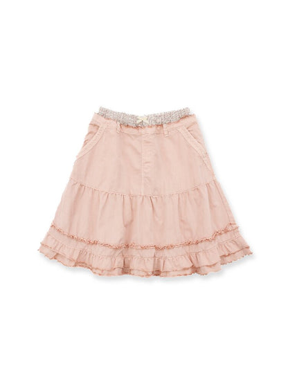 Fake Paneled Ruffled A-line Skirt【s0000016100】
