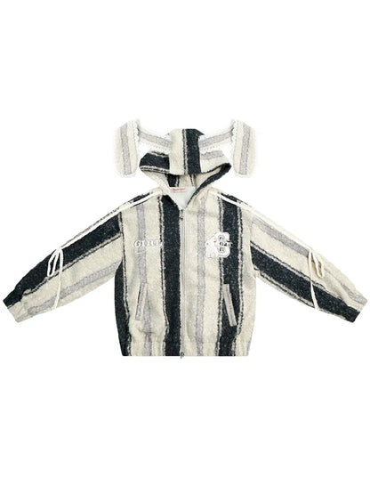 Hooded Rabbit Ears Short Jacket【s0000011494】