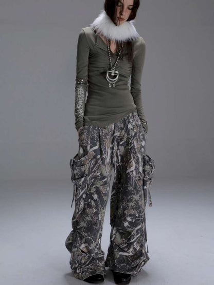 Vintage Street Functional Cargo Pants【s0000014714】