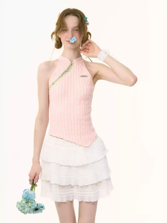 Chinese National Style Knitted Vest【s0000012233】