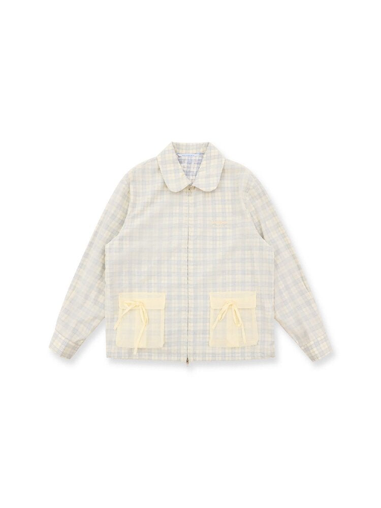 Thin Plaid Bow Spliced Skirt【s0000016087】