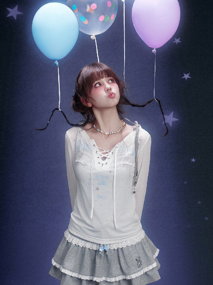 Trojan Horse Embroidered Skirt【s0000015760】