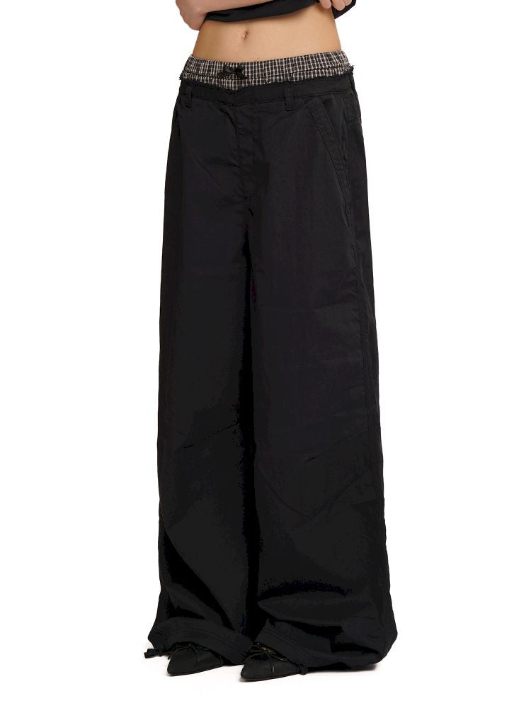 Relaxed fit adjustable cuffs casual pants【s0000012547】