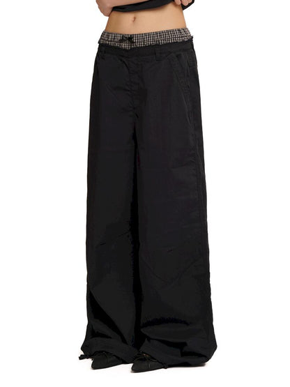Relaxed fit adjustable cuffs casual pants【s0000012547】