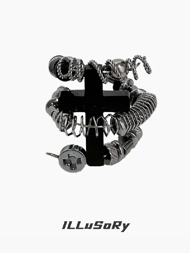 Hardcore Punk Design Closed Ring【s0000018890】