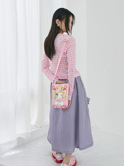 Illustration Pattern Crossbody Small Bag【s0000012012】