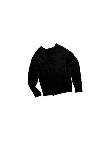 Deep V-Neck Loose Sweater【s0000011585】