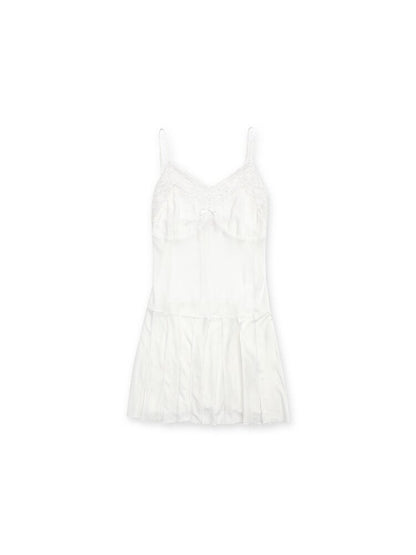 Embroidered Lace Strap Dress【s0000017446】