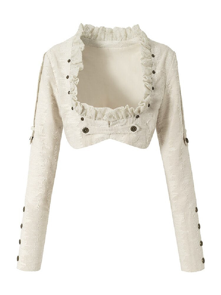 Baroque Napoleon Leather Jacket【s0000017992】 – SCULTURE（エス