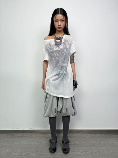 Knot Shape Short Sleeve T-shirt【s0000012212】