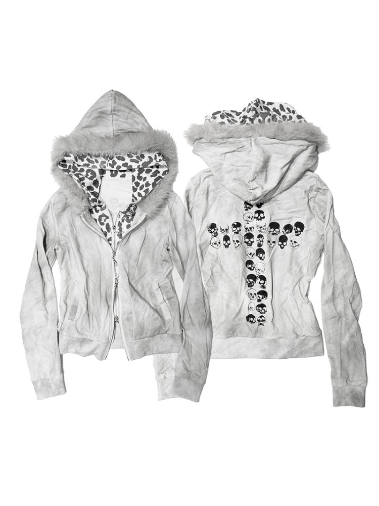 Spotted Fake Two Piece Sweatshirt【s0000013716】