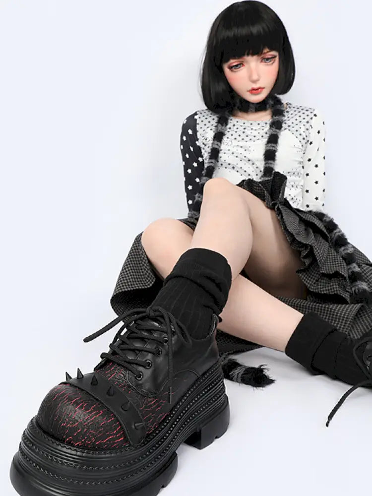 Subculture Gothic Platform Boots【s0000014184】