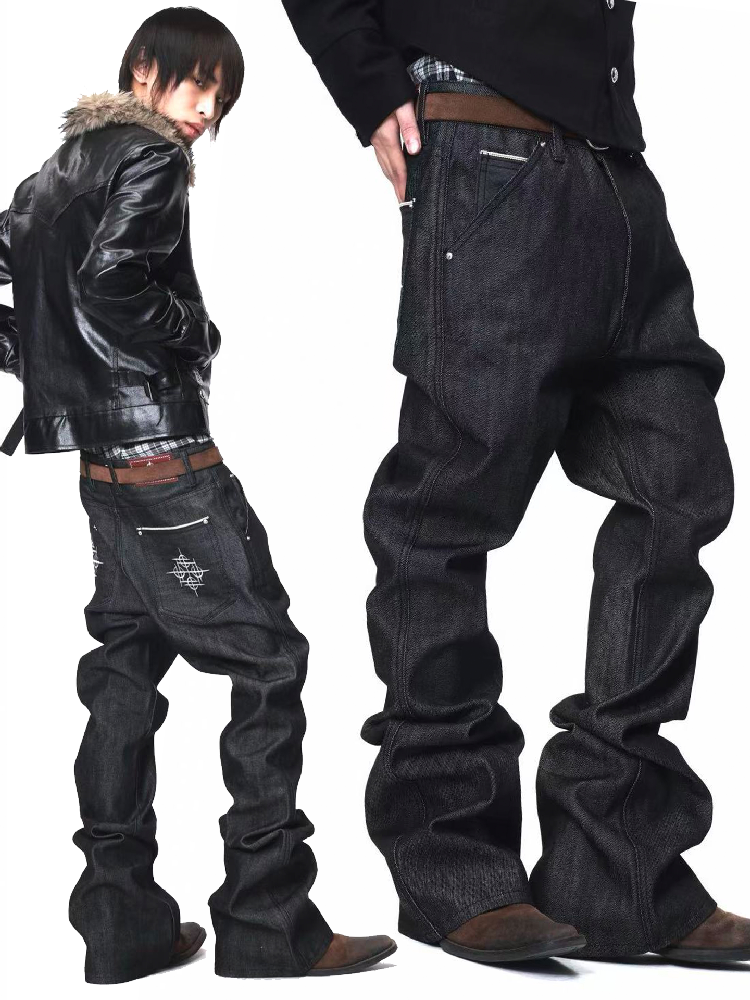 Raw Denim Bootcut Stacking Jeans【s0000018204】