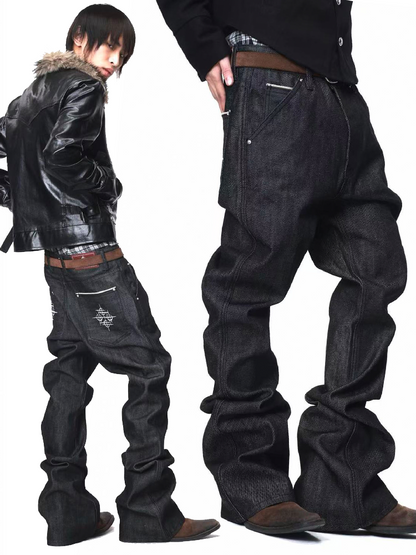 Raw Denim Bootcut Stacking Jeans【s0000018204】