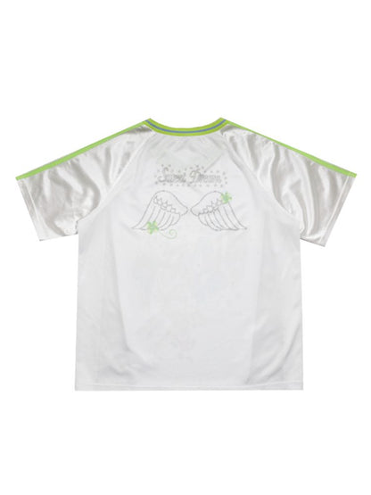 Patchwork Short Sleeve Jersey【s0000012338】