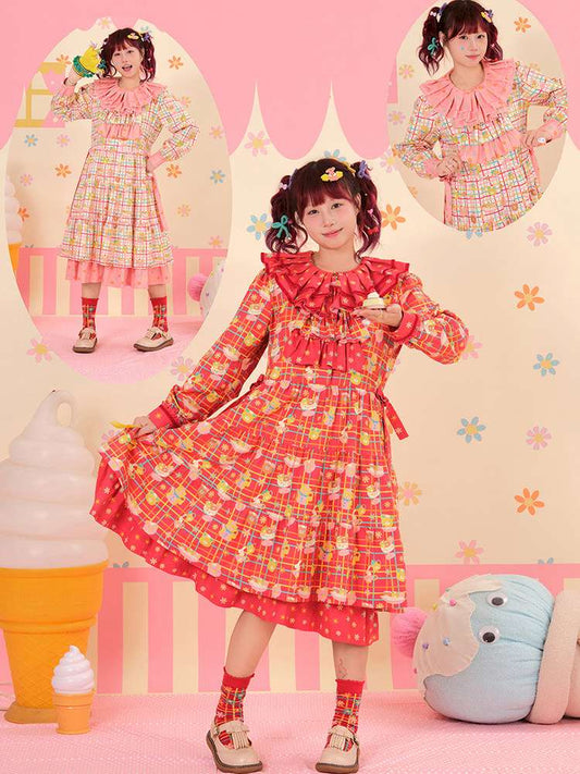 Showa Sweets House Long Sleeve Dress【s0000015160】