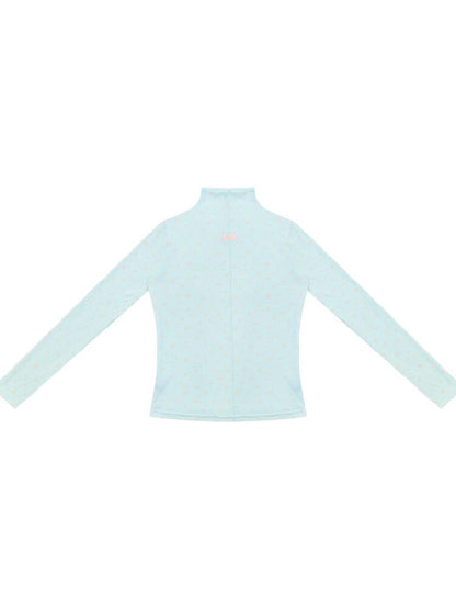 Floral Turtleneck Slim Base Shirt【s0000017875】