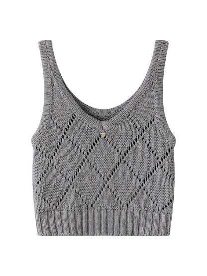 Wool Knit Vest【s0000011987】