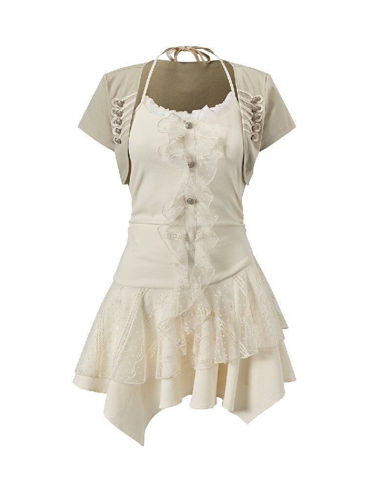 Knight of the Castle Lace Dress【s0000017048】