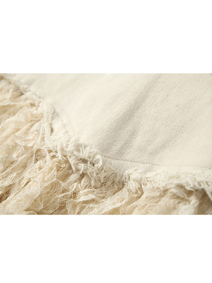 Lace Mesh Half Skirt【s0000011431】