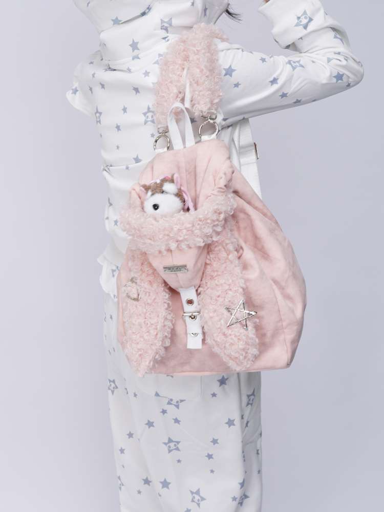 Rabbit Ears Cute Fur Crossbody School Bag【s0000014616】