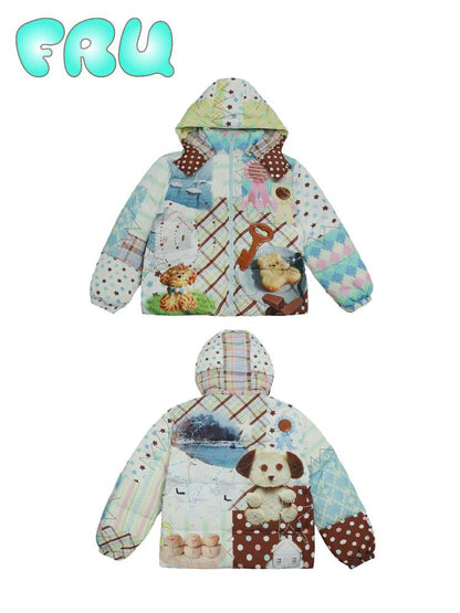 Original Cute Hooded Down Jacket【s0000014849】