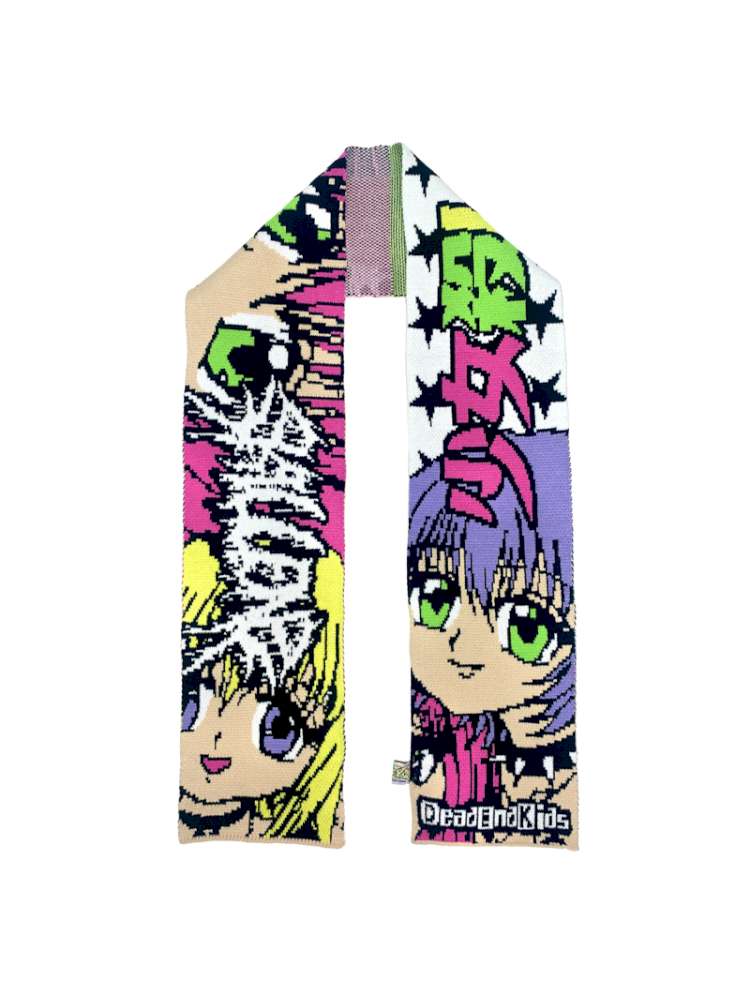 2D Anime Subculture Kpop Knitted Scarves【s0000014917】