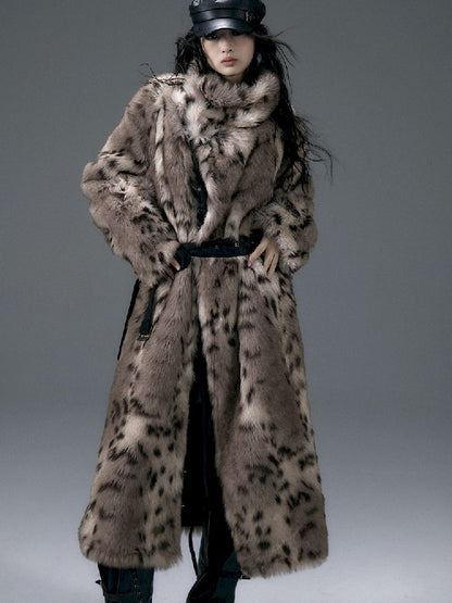 Leopard Print Medium Length Reversible Coat【s0000010992】