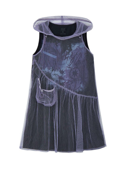 Loose hooded casual dress【s0000012276】