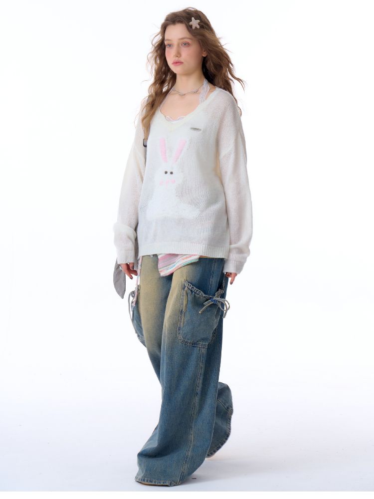 Striped Hem One Piece Knit Tie【s0000011684】