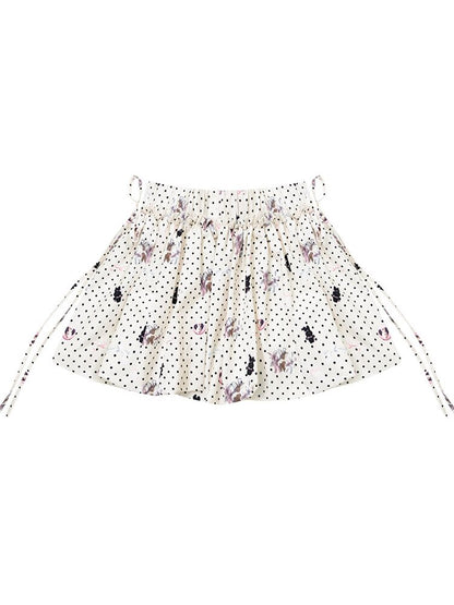 Rabbit Polka Dot Bud Pocket Skirt【s0000016624】