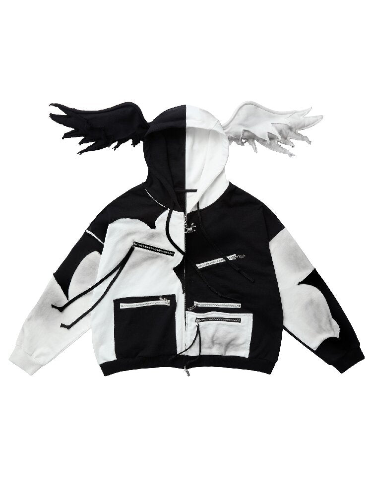 Color Block Zipper Sweatshirt【s0000019139】