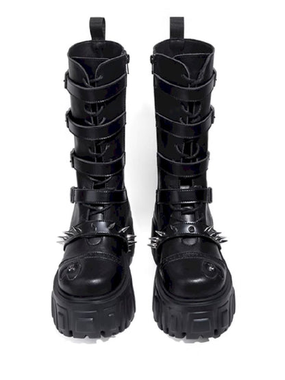 Cyberpunk Style Thigh High Boots【s0000011711】