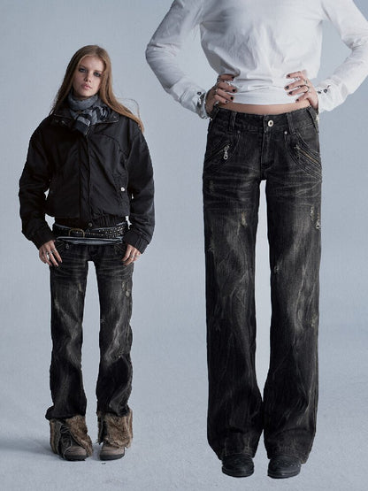 Multi Pocket Bamboo Joint Denim Pants【s0000018466】