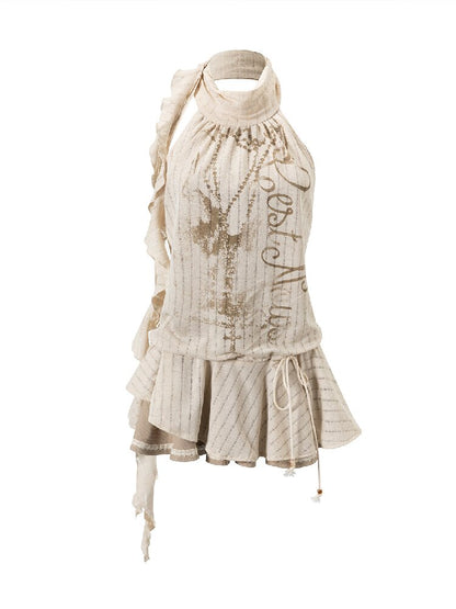 Island Dream Ruffled Lace Dress【s0000017038】