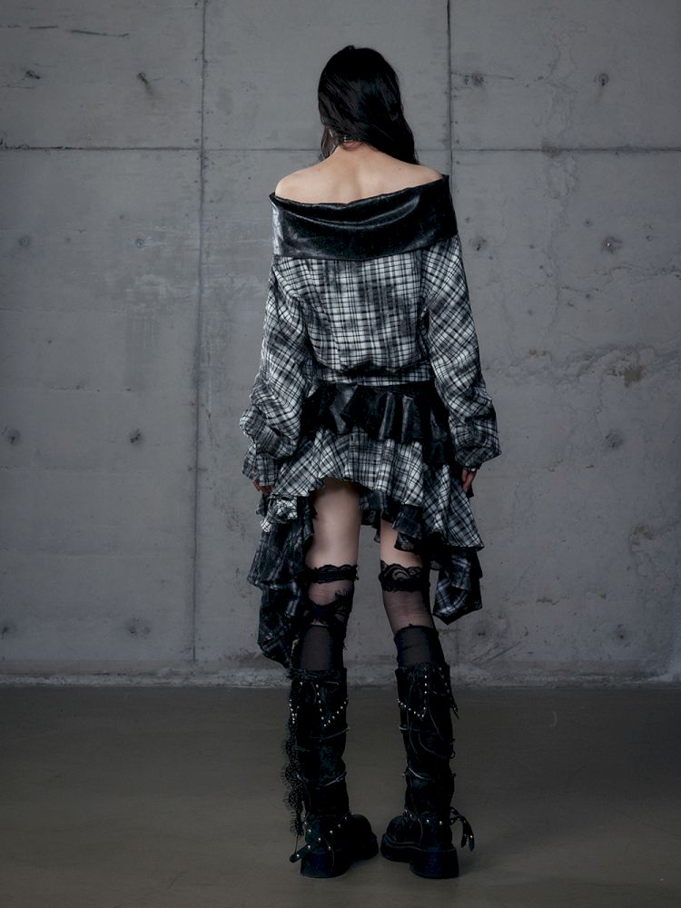 Back leather long sleeve sweater jacket【s0000013477】