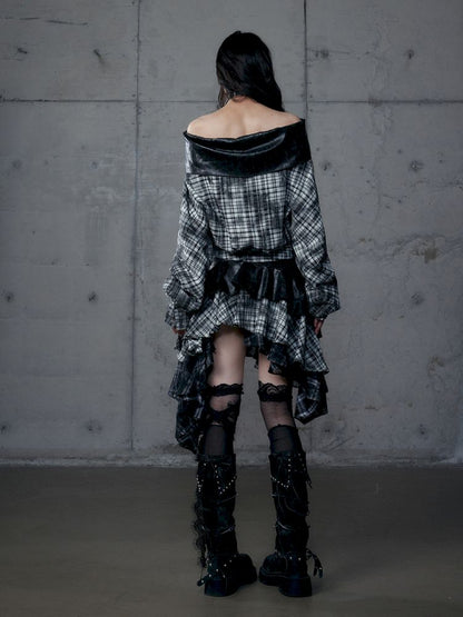 Back leather long sleeve sweater jacket【s0000013477】