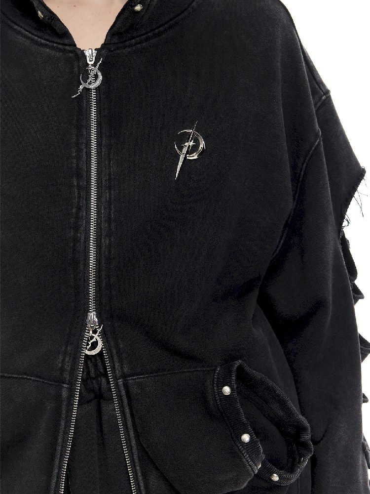 Hooded Cardigan Sweatshirt【s0000012070】