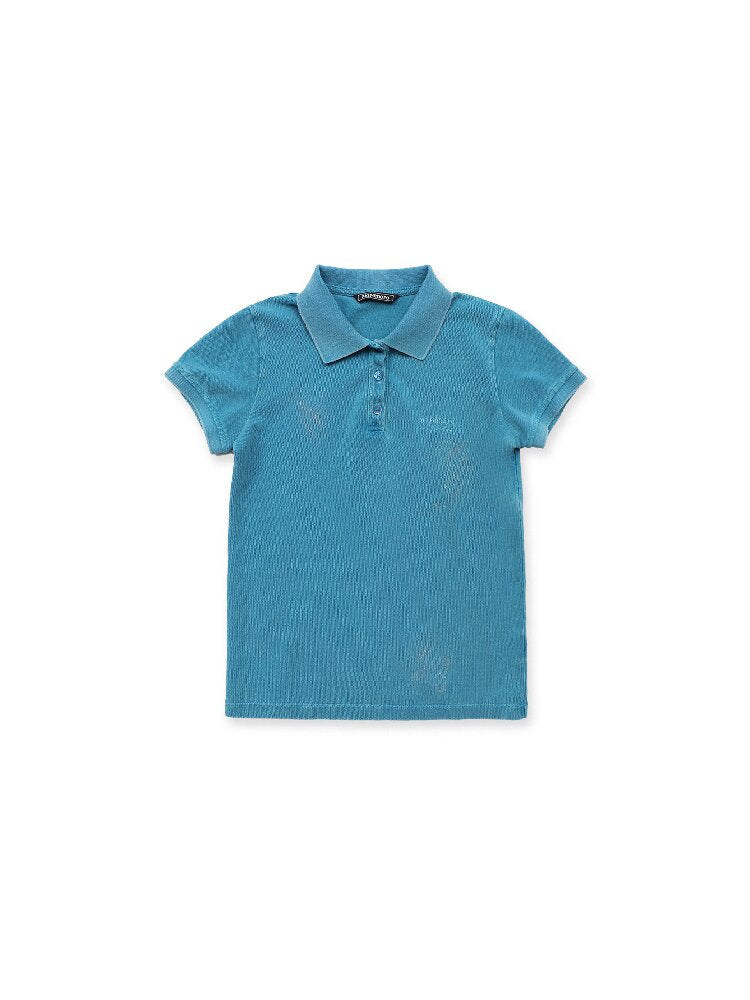 Silver Glitter Slim Fit Polo T Shirt【s0000017425】