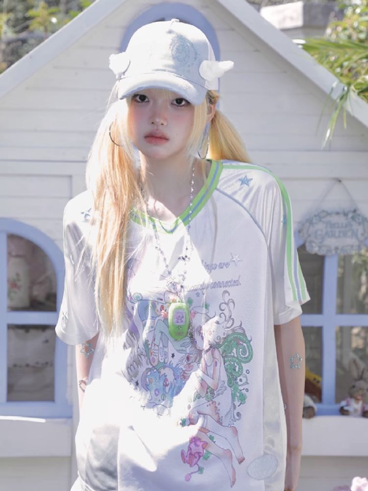 Patchwork Short Sleeve Jersey【s0000012196】