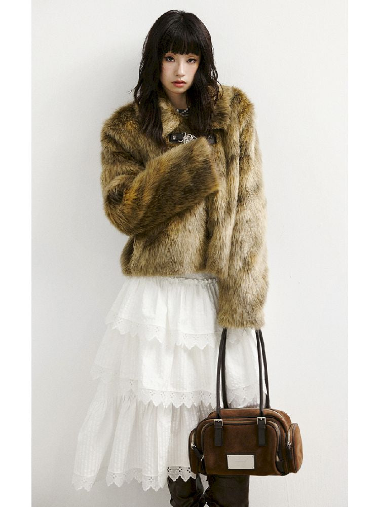 무거운 레이스 케이크 치마 [S0000011421]