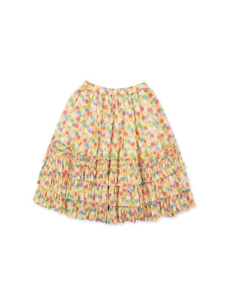 Floral Heavy Work Lace Cake Skirt【s0000016114】