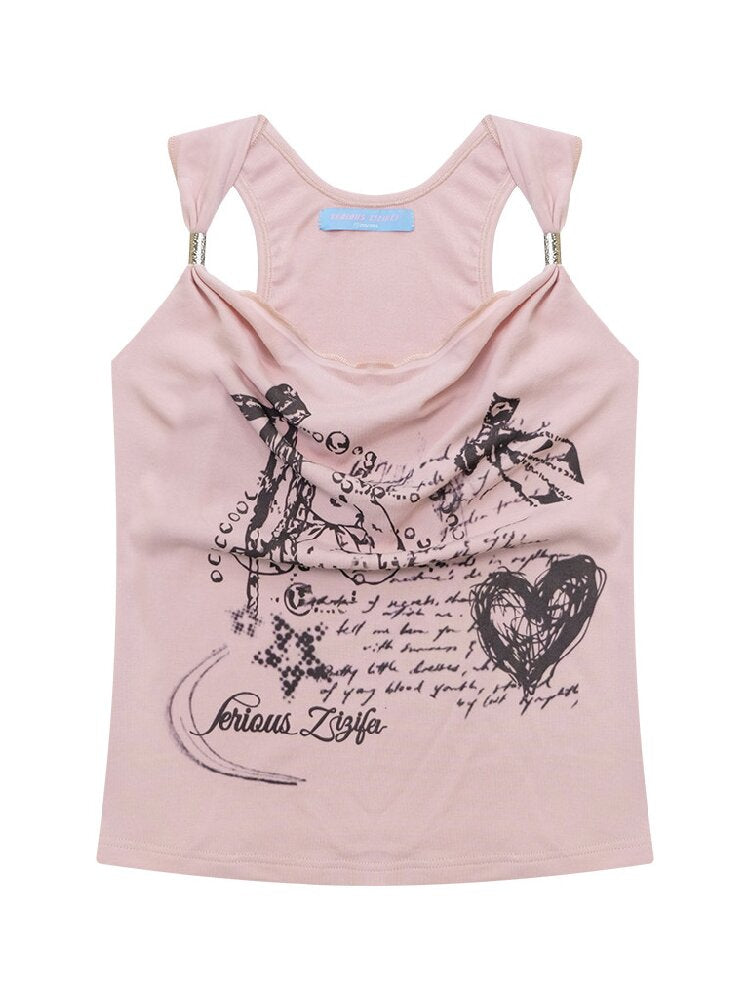 Retro Bunny Print Swing Camisole【s0000017677】 – SCULTURE（エス