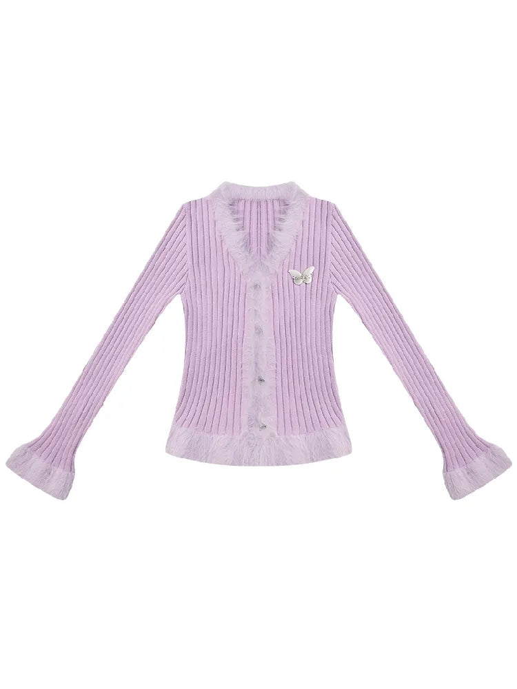 V-Neck 니트 스웨터 가디건 [S0000011493]