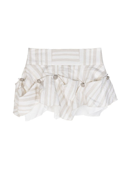 Irregular Striped High Waist Skirt【s0000016884】