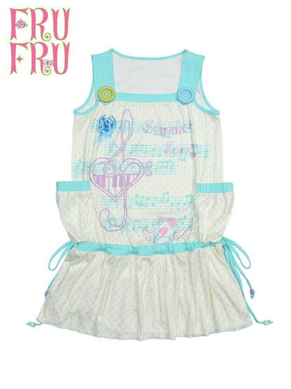 Printed Casual Mesh Tank Dress【s0000017762】
