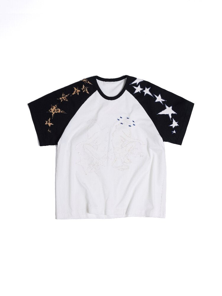 Double-Faced Angel Raglan T-Shirt【s0000016971】