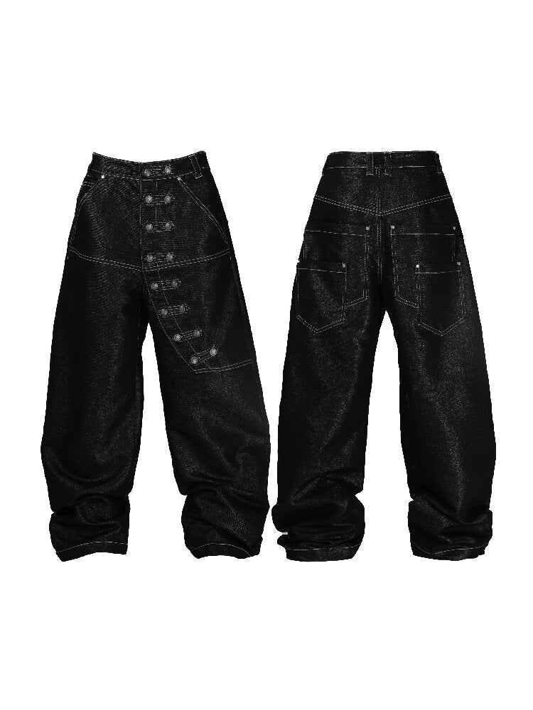 Silver Filigree Topstitch Jeans【s0000016295】