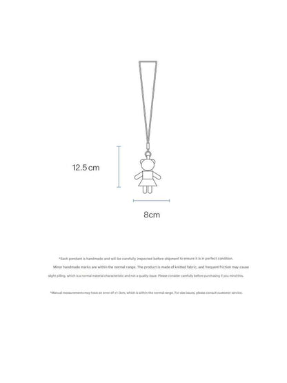 Knitted Animal Pendant Necklace【s0000015374】