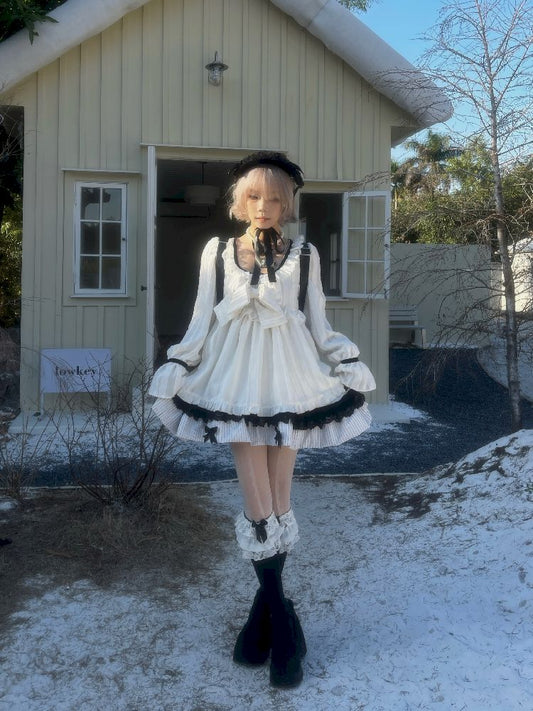 버블 슬리브 베이비 폴 드레스 [S0000011342]